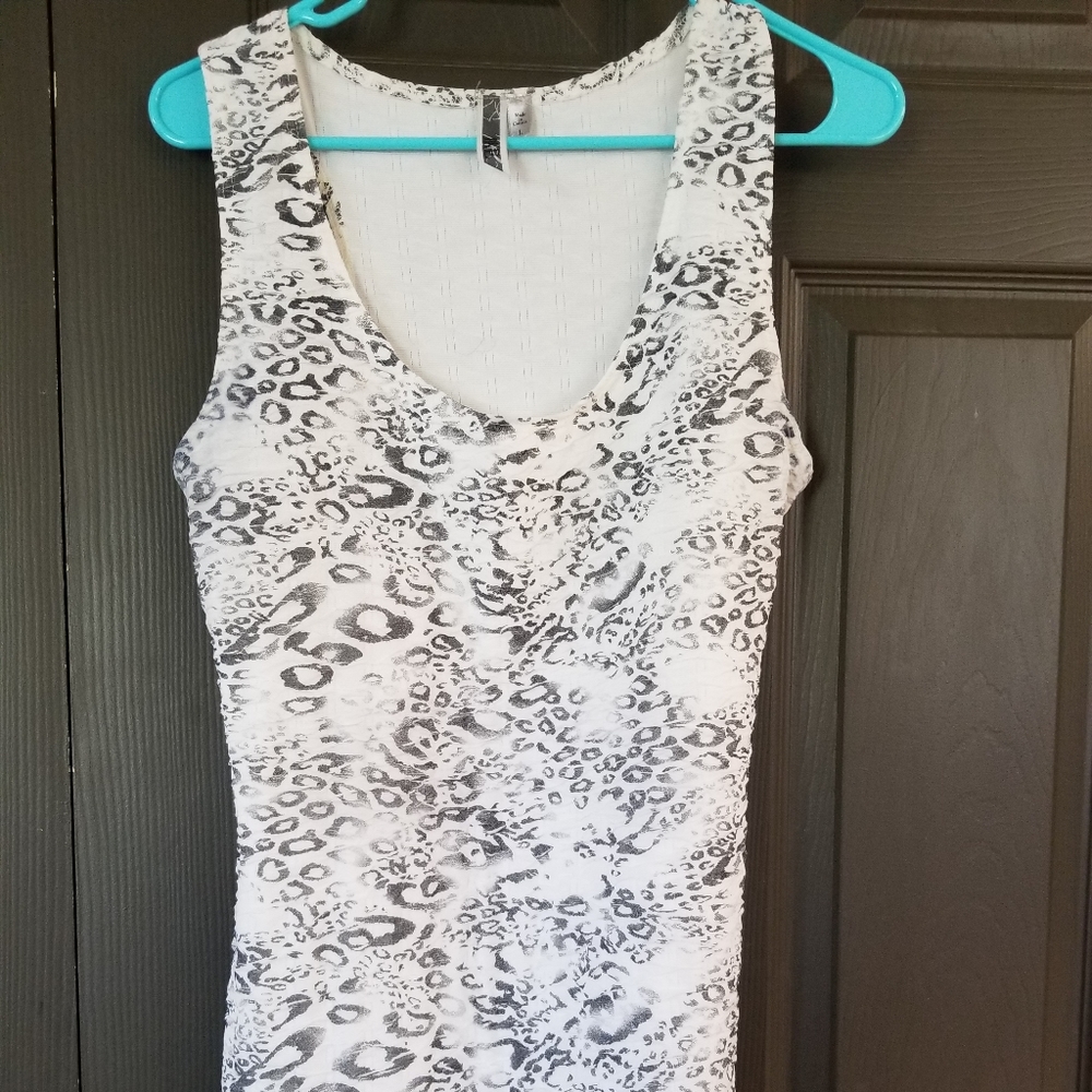BKE Leopard Print Tank Top